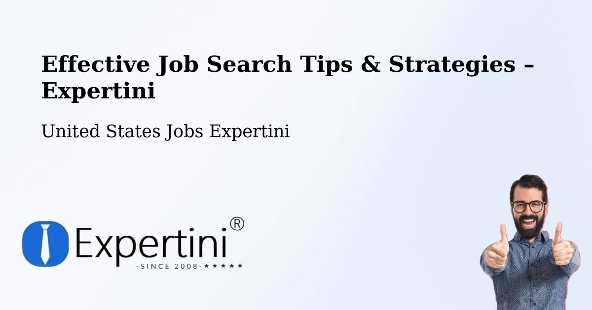 Job Search Tips & Strategies for Job Seekers – Five Points - Five Points, United States Jobs Expertini