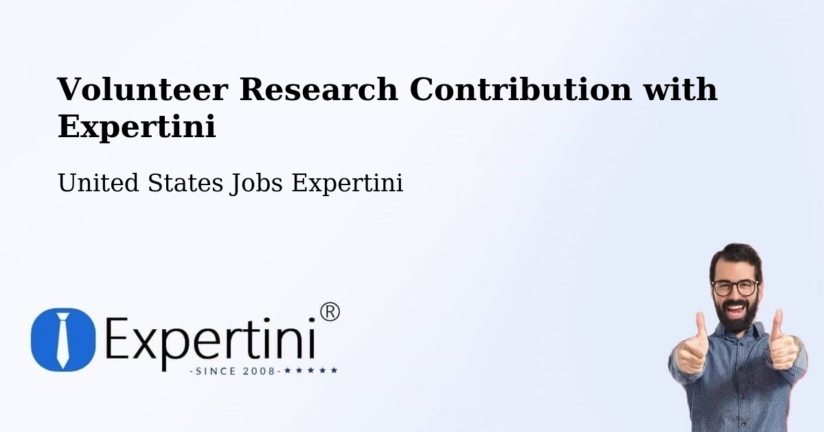Volunteer Research Contribution Program – Five Points - United States Jobs Expertini